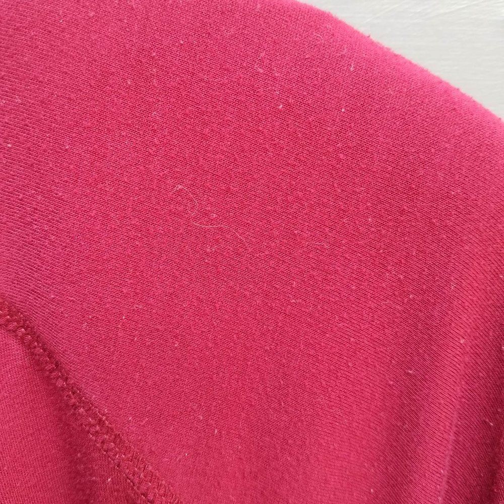 Hawthorne Deep Red Open Front Cardigan Size Medium - Picture 7 of 8